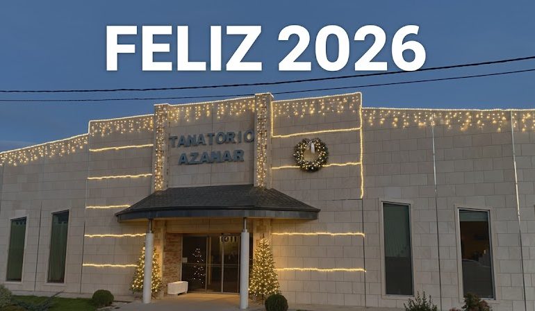 Tanatorio Azahar les desea un feliz 2026